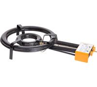 Paella World Brûleur à gaz à 2 anneaux avec sécurité de fin de cuisson Ø 46 cm - 16,3 kW, 50 mbars