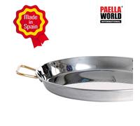 Paella World Poêle à Paëlla en Acier Inoxydable Ø 70 cm - Robuste