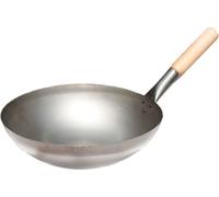 Paella World Poêle à wok Poêle à griller en acier avec poignée en bois Ø 30 cm