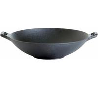 Paella World wok en fonte d'acier Ø 37 cm avec deux poignées