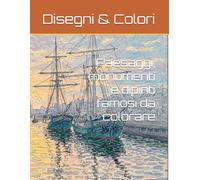 Paesaggi, monumenti e dipinti famosi da colorare