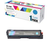 PAESCOY Cartouche De Toner Compatible CTL-1100 avec Une Grande Capacité en Remplacement du Toner D'imprimante CP1100DW CM1100DN CM1100DW CP1100DN CM1100ADN,Cyan-1 Set