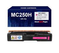 PAESCOY Cartouche de Toner MC250H Compatible pour Ricoh 408340 408341 408342 408343, Remplacement Compatible pour Ricoh MC250FW MC250FWB MC251FW PC301W PC300W PC311W PC301SF PC301,Magenta-1 Set