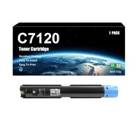PAESCOY Remplacement De Cartouche De Toner Compatible C7120 pour Xerox Versalink C7120 C7125 C7130, avec Puce, Accessoires D'imprimante,Cyan-1 Set