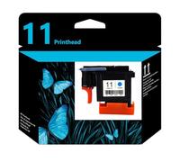 PAESCOY Tête d'impression À 11 Encres C4810A C4811A C4812A C4813A Remplacement pour Imprimantes HP Designjet 100 110 111 500 510 800 813 850 500ps 800ps 9110 9120 9130 K850,Cyan-1 Pack