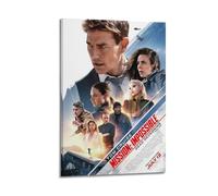 PAEVDIN Poster du film Mission Impossible 7 - Peinture sur toile - Poster mural et art moderne - Pour chambre à coucher - 20 x 30 cm