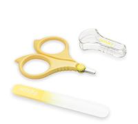 PAFASON Ciseaux À Bébé Ciseau Manucure Bébé Et Lime À Ongles Verre Bébé Set Cadeau De Naissance Idéal Pour Nourrissons Nouveau Nés Tout Petits