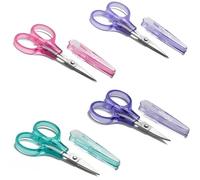 PAFASON Petit Broderie Ciseaux Ensemble Pointe Courbe Droite pour Quilting Couture Tricot Bricolage Point de Croix Crochet Fil Laine Papier Tissu Détail Polyvalente