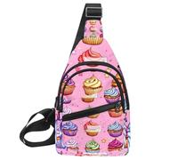 PAFEFO Divers chocolat amer (1) petit sac à bandoulière pour voyage, sport, randonnée, Multicolore 07, 11.8x7x1.5in/30x18x4cm
