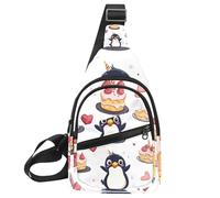 PAFEFO Sac à dos à bandoulière pour femme, mignon dentaire (42), Multicolore 09, 11.8x7x1.5in/30x18x4cm