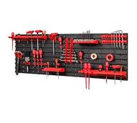 PAFEN Système de stockage - 1152 x 390 mm - Boîtes empilables - Étagère murale - 20 supports - Outils