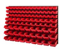 PAFEN Système de stockage 780 x 1158 mm - Étagère murale - Étagère de rangement - 91 boîtes