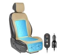 Paffenery Housse de siège de voiture rafraîchissante améliorée pour siège avant, 12 V-24 V - Coussin de siège de voiture ventilé et rafraîchissant pour voiture, VUS, camion, ajustement universel