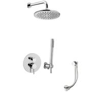Paffoni Stick kit baignoire-douche encastré oui chrome SK019ZWSCSU3B