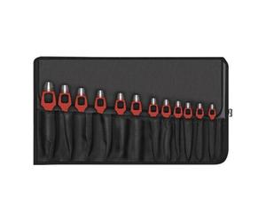 Paffrath Ensemble de poinçons à poignée DIN 7200-A 12 pièces avec sac roulé Quantité:1