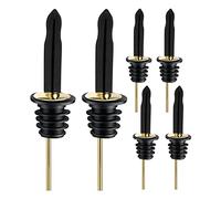 Pafusen ChangMao Glod Lot de 6 becs verseurs pour huile d'olive, liqueurs, vinaigre, huile d'olive, café, sirop, vinaigre