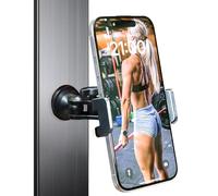 PAFXMT Support Magnétique pour Téléphone à Fixer dans Une Salle de Sport,Aimant Néodyme Ultra Puissant pour Tapis de Course,Vélo D'appartement,Banc de Musculation Compatible with Tous Les Smartphones