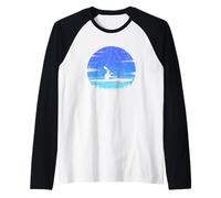 Pagaie Canoë Kayak En Mer Kayakiste Graphique Manche Raglan