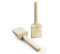 Pagaie de finition en céramique - Maillet en bois avec poignée ergonomique, outil fait à la main | Marteau d'artisanat pour façonner la poterie, le travail du cuir, la cuisine, les projets de