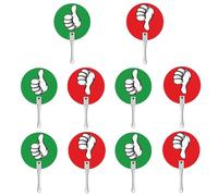 Pagaie de jeu True False - Pagaie de vote pour la salle de classe | 10 pièces True Or False Paddles Oui ou Non Pagaie de Classe Pagaie de Réponse Salle de Classe Chantant | Pad Oui ou Non