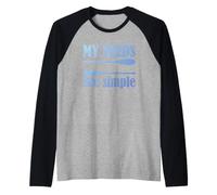 Pagaie de Kayak Amusante pour Amateur de canoë Mes Besoins sont Simples Manche Raglan