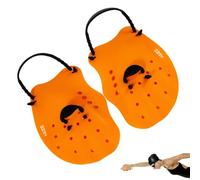 Pagaie de natation pour les mains - Gants de natation réglables avec tissu en silicone - Équipement de natation portable pour adultes avec trous de drainage, aides de natation réutilisables pour