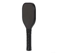 Pagaie de pickleball au design ergonomique qui prend en charge une technique améliorée grâce à une meilleure prise en main et des fonctionnalités de contrôle (noir)