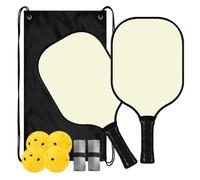 Pagaie de pickleball Spin & Power de couleur unie unie beige neutre | ensemble de palas de pickleball pour adultes hommes femmes