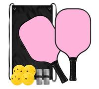 Pagaie de pickleball unie à faible vibration Couleur unie | ensemble de palas de pickleball pour adultes hommes femmes
