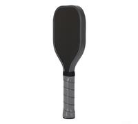 Pagaie d'entraînement de pickleball légère en fibre de carbone, parfaite pour les débutants cherchant à améliorer leurs compétences (gris)