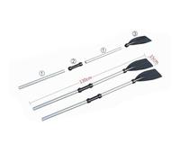 Pagaie Détachable Réglable pour Kayak et Radeau, Alliage D'aluminium Noir