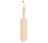 Pagaie en Bois Brut à Décorer pour Projets Créatifs DIY, Modèle | Surface Lisse Polie sur Deux Faces, Teinte Beige, Texture Naturelle Rustique, Facile à Peindre Rubans ou Paillettes