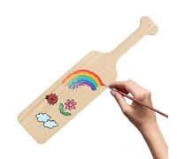 Pagaie en bois brut - Art solide décoratif de fraternité et de sororité | Bricolage pour remise de diplôme, décorations de mariage, projets de maison, peinture personnalisée pour adultes