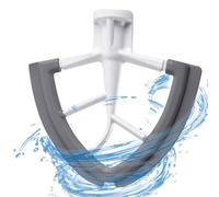 Pagaie plate Quart - Accessoire de rechange pour batteur de cuisine, batteur à bord flexible | Accessoires de mixage portables pour cuisine, bords en silicone, accessoire pour mixeur sur pied de