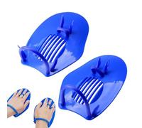 Pagaies de natation, bâtons de natation d'entraînement avec sangles réglables, équipement d'eau ergonomique, accessoires de renforcement de la force pour exercices en piscine, meilleurs nageurs et