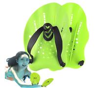 Pagaies de Natation - Boucles de Poignet Flexibles, Forme de Propulsion Solide, adaptée à l'entraînement, Chemin d'eau simplifié | Boost de Puissance contrôlé intégré dans Les intervalles