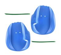 Pagaies de natation en PVC léger et réglable, équipement d'entraînement aérobic pour débutants, femmes, garçons, filles, adolescents, 16,3 x 13,5 cm, 1 paire
