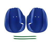 Pagaies de natation en PVC léger et réglable, équipement d'entraînement aérobic pour débutants, femmes, garçons, filles, adolescents, 16,3 x 13,5 cm, 1 paire