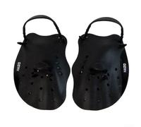 Pagaies de natation réglables en silicone pour enfants, gants confortables pour le développement de la force (noir)