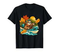 Pagaies paresseuses avec détermination de Bande dessinée T-Shirt