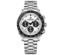 Pagani Design 1701 V3 Moon - Montre-bracelet chronographe de sport à quartz pour homme - Mouvement japonais VK63 - En acier inoxydable - Étanche