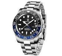 Pagani Design Hommes GMT Montre Automatique en céramique Lunette Japon NH34 Mouvement Wasserdict Montre-Bracelet Carte du Monde