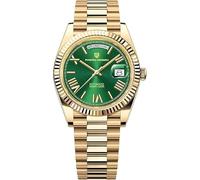 Pagani Design Montre Automatique Hommes, Montre De Plongée pour Hommes, Acier Inoxydable, Lunette Tournante en Céramique, Mouvement Importé du Japon, Verre Saphir (Green Gold)