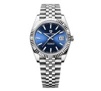 Pagani Design Montre Automatique pour Homme Mouvement Automatique Japonais Montre Classique Verre Saphir Étanche à 100 m, Bleu Acier…