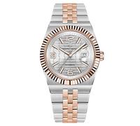 Pagani Design Montre pour Homme Mouvement Automatique Japonais Boîtier en Acier Inoxydable Étanche 10bar Lumineux Décontracté Business Montre pour Homme avec Date (Or et Blanc)