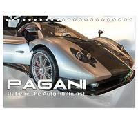 Pagani italienische Automobilkunst (Tischkalender 2026 DIN A5 quer), CALVENDO Monatskalender: Pagani Hypercars aus Modena