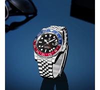 PAGANI uco PD-1662 Luxe Gstuff Hommes Mécanique Montre-Bracelet Verre Saphir Acier Inoxydable 100M Étanche Montres Automatiques Rose