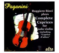 Ruggiero Ricci – L'intégrale des Caprices de Paganini – CD – Alto