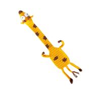 Page de livre de marque-pages d ’ animaux tricotés à la, Giraffe