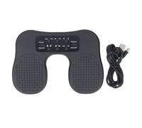 Page de musique Turner Pedal Rechargeable Wireless Wired Wired Bluetooth USB C Contrôle des pieds personnalisés pour les lecteurs de partitions Piano Keyboards ABS Black